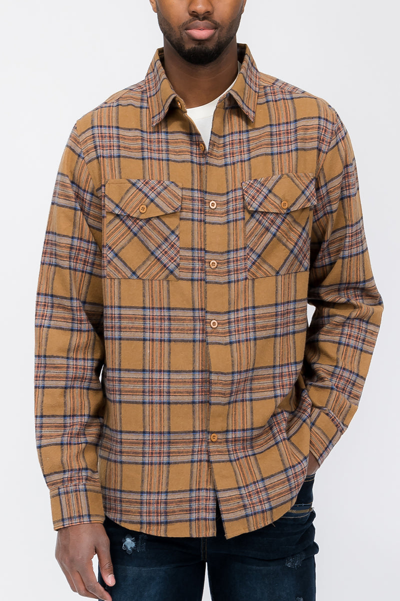 Brushed Flannel Shirt