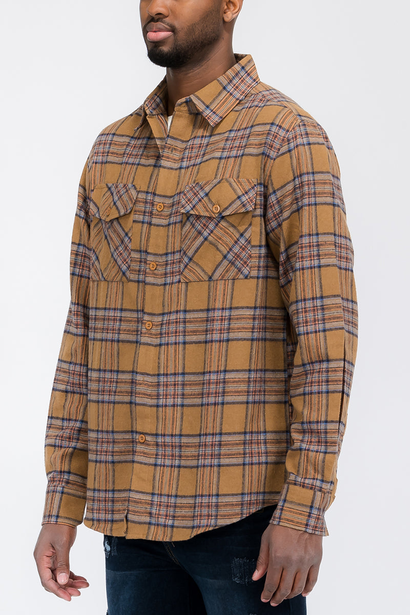 Brushed Flannel Shirt