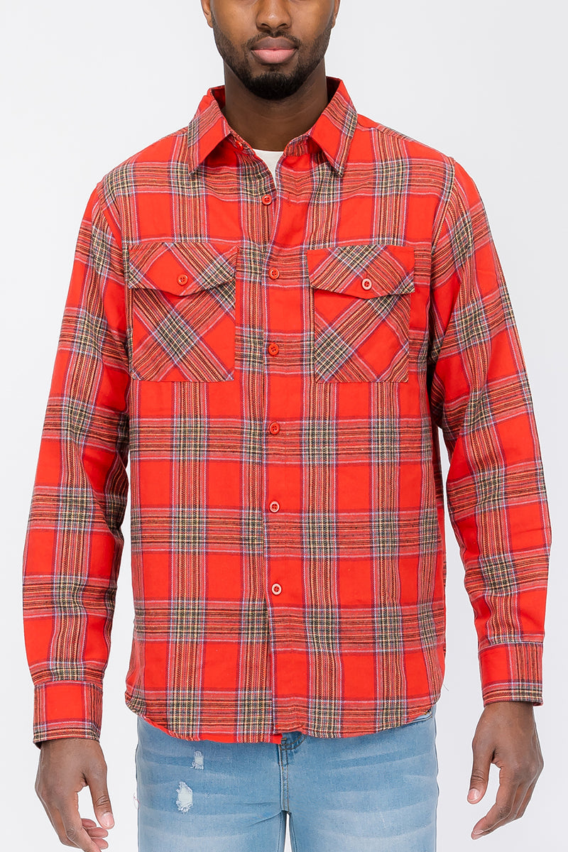 Brushed Flannel Shirt