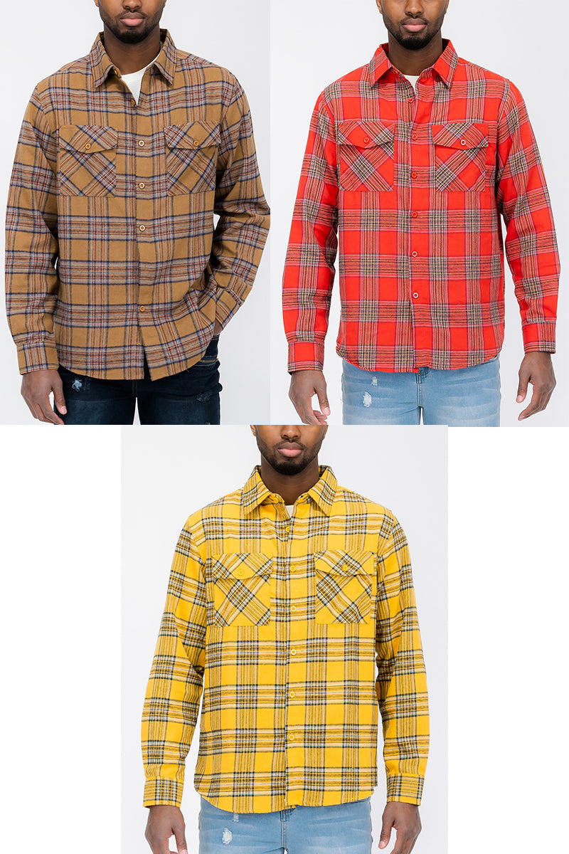 Brushed Flannel Shirt