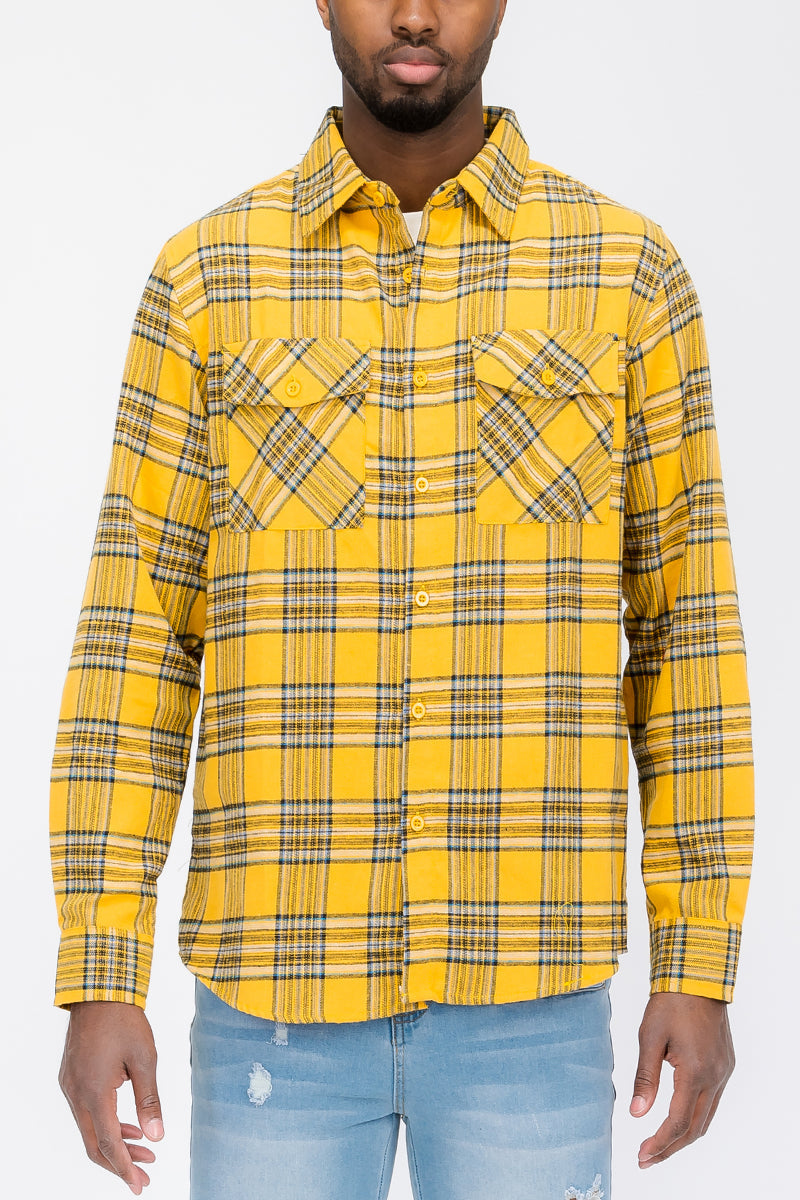 Brushed Flannel Shirt